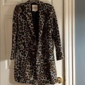 BB DAKOTA XS leopard print coat